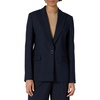Amazon Essentials Women’s Regular-Fit Woven Single-Breasted Blazer(Navy)