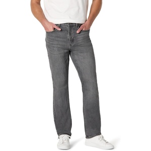 Amazon Essentials Men’s Straight-Fit Jeans, Midweight Vintage Inspired Denim, Fitted Through Hip and Thigh(Grey Wash)