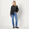 Amazon Essentials Women’s Relaxed-Fit Denim Chambray Button-Down Long-Sleeve Shirt, Soft Cotton Lyocell Blend(Black Wash)