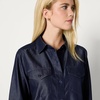 Amazon Essentials Women’s Relaxed-Fit Denim Chambray Button-Down Long-Sleeve Shirt, Soft Cotton Lyocell Blend(Rinse)