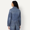 Amazon Essentials Women’s Low Stretch Relaxed-Fit Cropped Denim Jacket(Medium Blue Vintage)