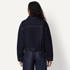 Amazon Essentials Women’s Low Stretch Relaxed-Fit Cropped Denim Jacket(Rinse Denim)