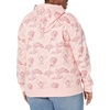 Amazon Essentials Disney | Marvel | Star Wars | Princess Women’s Fleece Hooded Pullover Sweatshirts (Available in Plus Size)(Pink  Marvel Avengers)