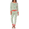Amazon Essentials Disney | Marvel | Star Wars Women’s Snug-Fit Cotton Pajama Sleepwear Sets(2-piece Mickey Holiday)