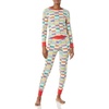 Amazon Essentials Disney | Marvel | Star Wars Women’s Snug-Fit Cotton Pajama Sleepwear Sets(Marvel Holiday Bricks)