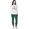 Amazon Essentials Disney | Marvel | Star Wars Women’s Snug-Fit Cotton Pajama Sleepwear Sets(Mickey Holiday)
