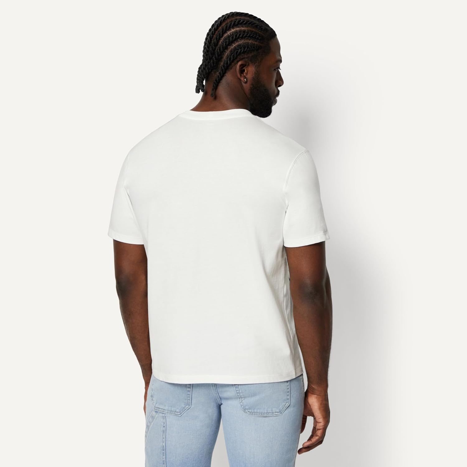 image:imageAmazon Essentials Disney Mens Cotton RegularFit ShortSleeve Crewneck TShirt Pack of 2Blue Ivory Spiderman