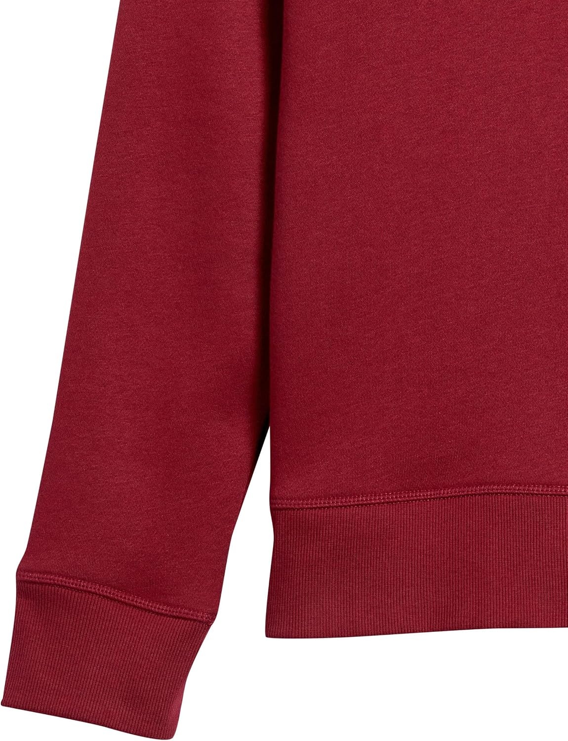 image:imageAmazon Essentials Mens Crewneck Fleece SweatshirtDark Red