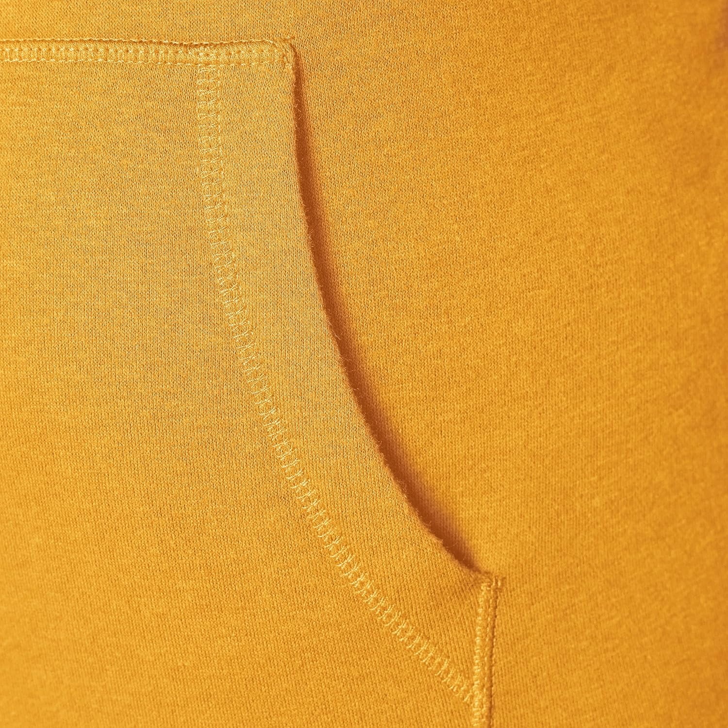 image:imageAmazon Essentials Mens Heavyweight Relaxed Fit Pullover Hooded Sweatshirt Warm Fleece with Brushed InteriorGold
