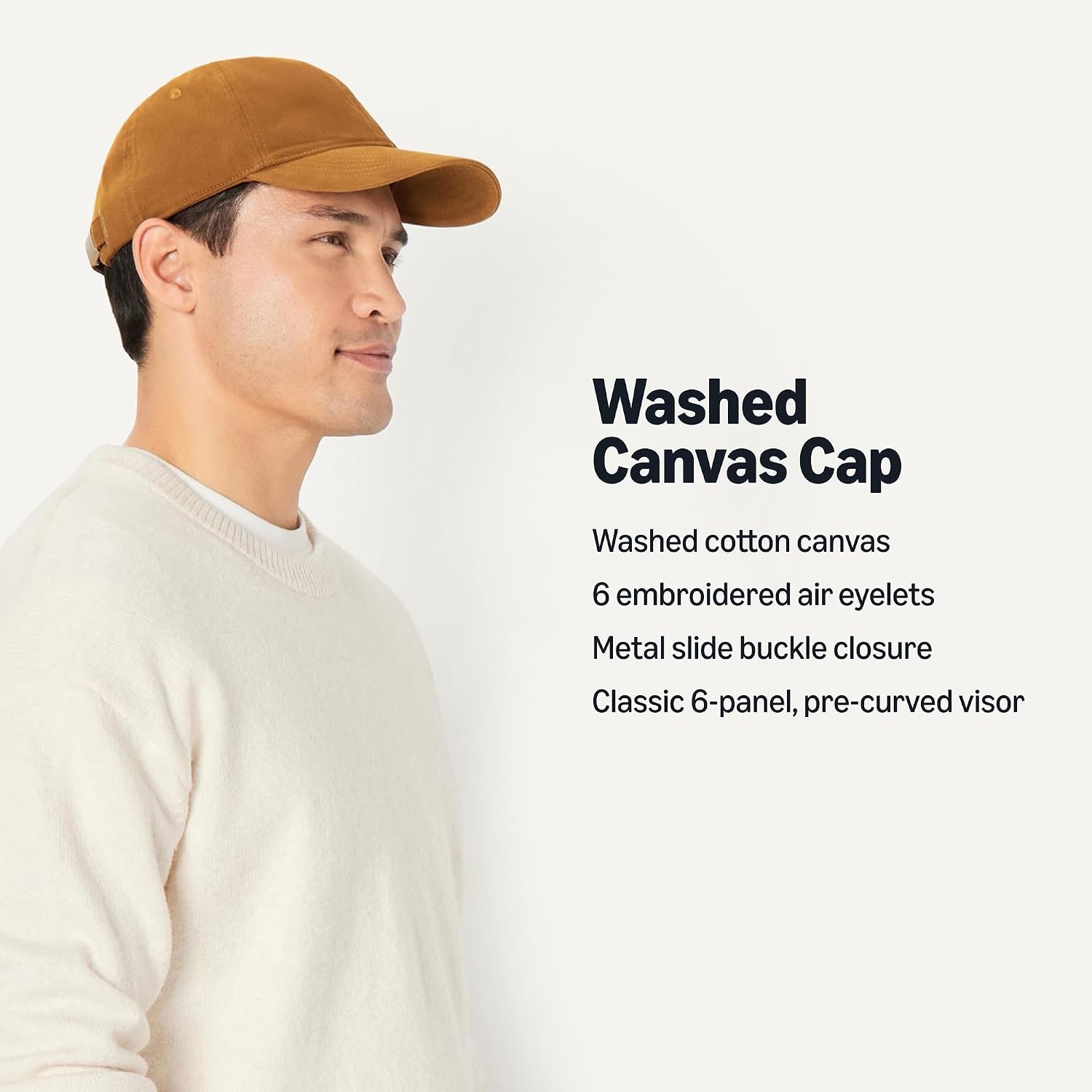 image:imageAmazon Essentials Mens Washed Cotton Baseball CapBrown