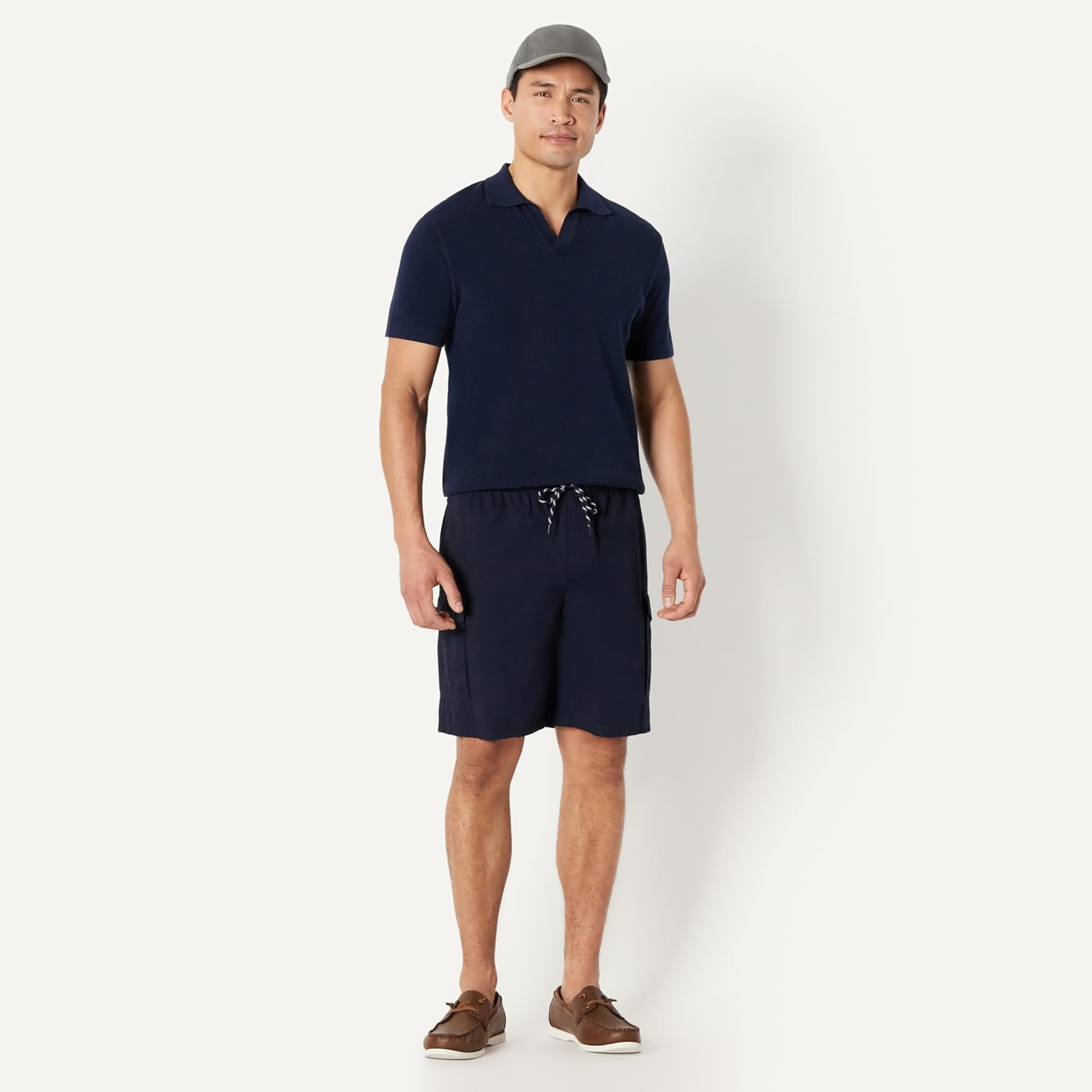 image:imageAmazon Essentials Mens Washed Cotton Baseball CapCharcoal