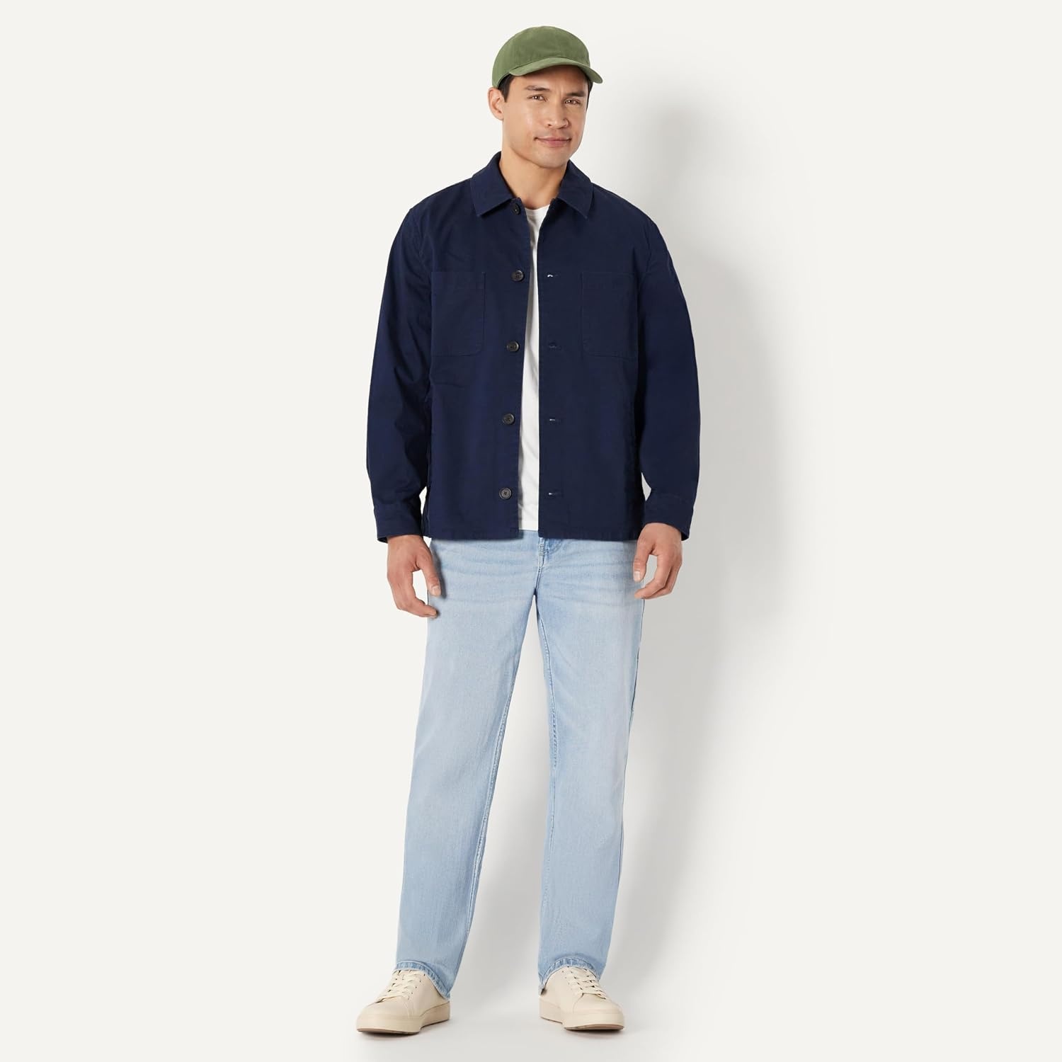 image:imageAmazon Essentials Mens Washed Cotton Baseball CapOlive