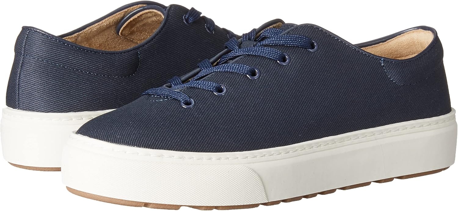 image:imageAmazon Essentials Womens Casual Lace Up Platform SneakersNavy