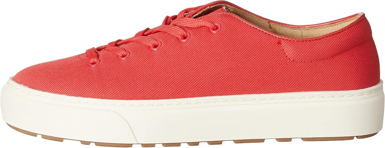 image:imageAmazon Essentials Womens Casual Lace Up Platform SneakersRed