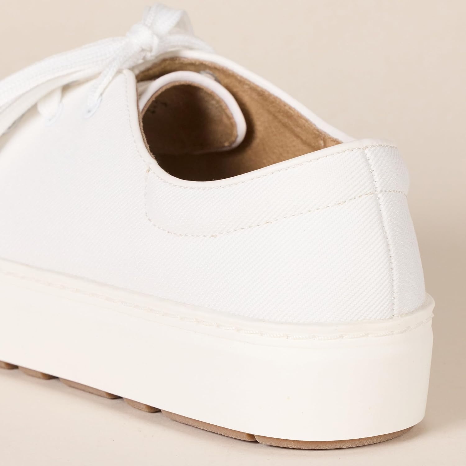 image:imageAmazon Essentials Womens Casual Lace Up Platform SneakersWhite