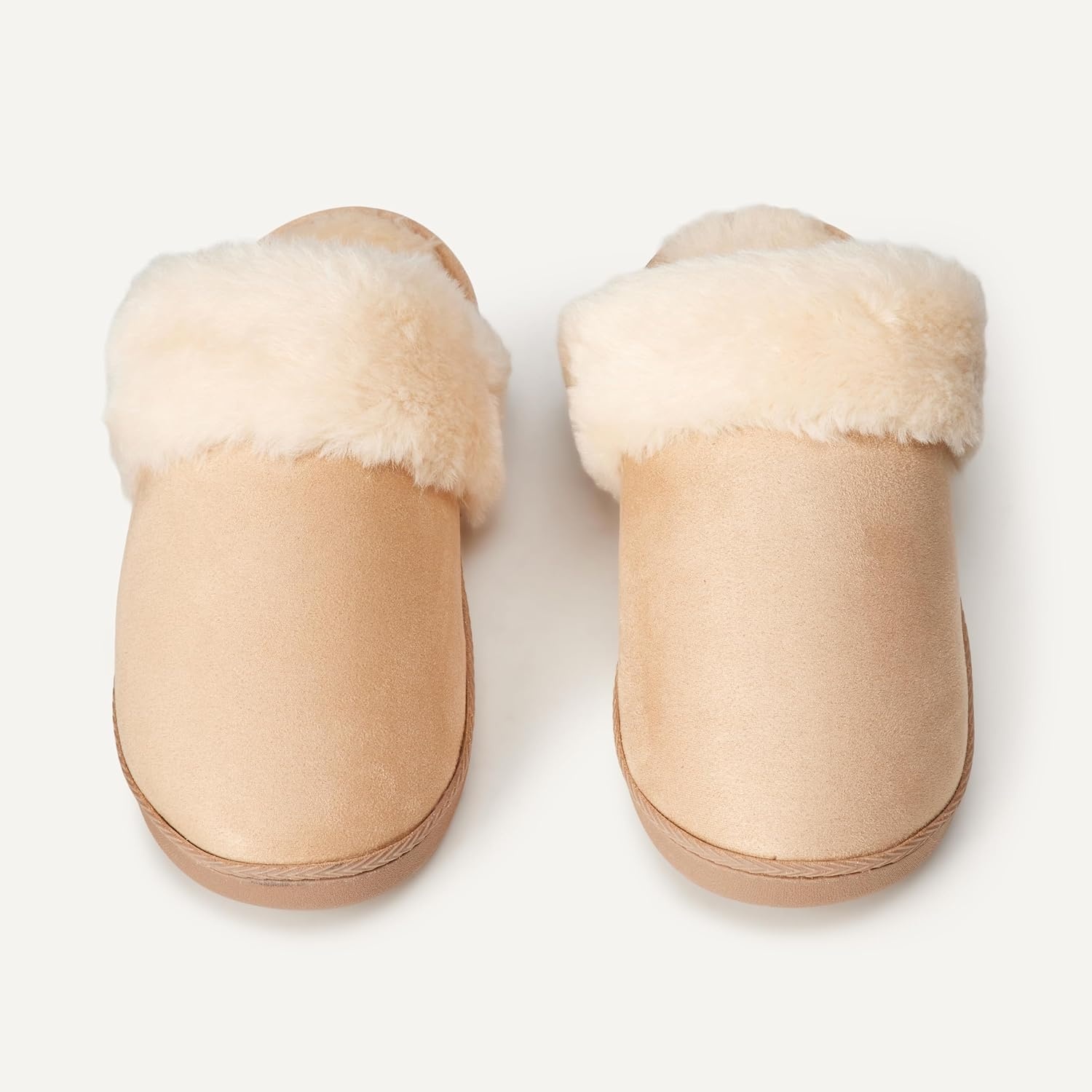 image:imageAmazon Essentials Womens Faux Fur Cozy SlippersSand