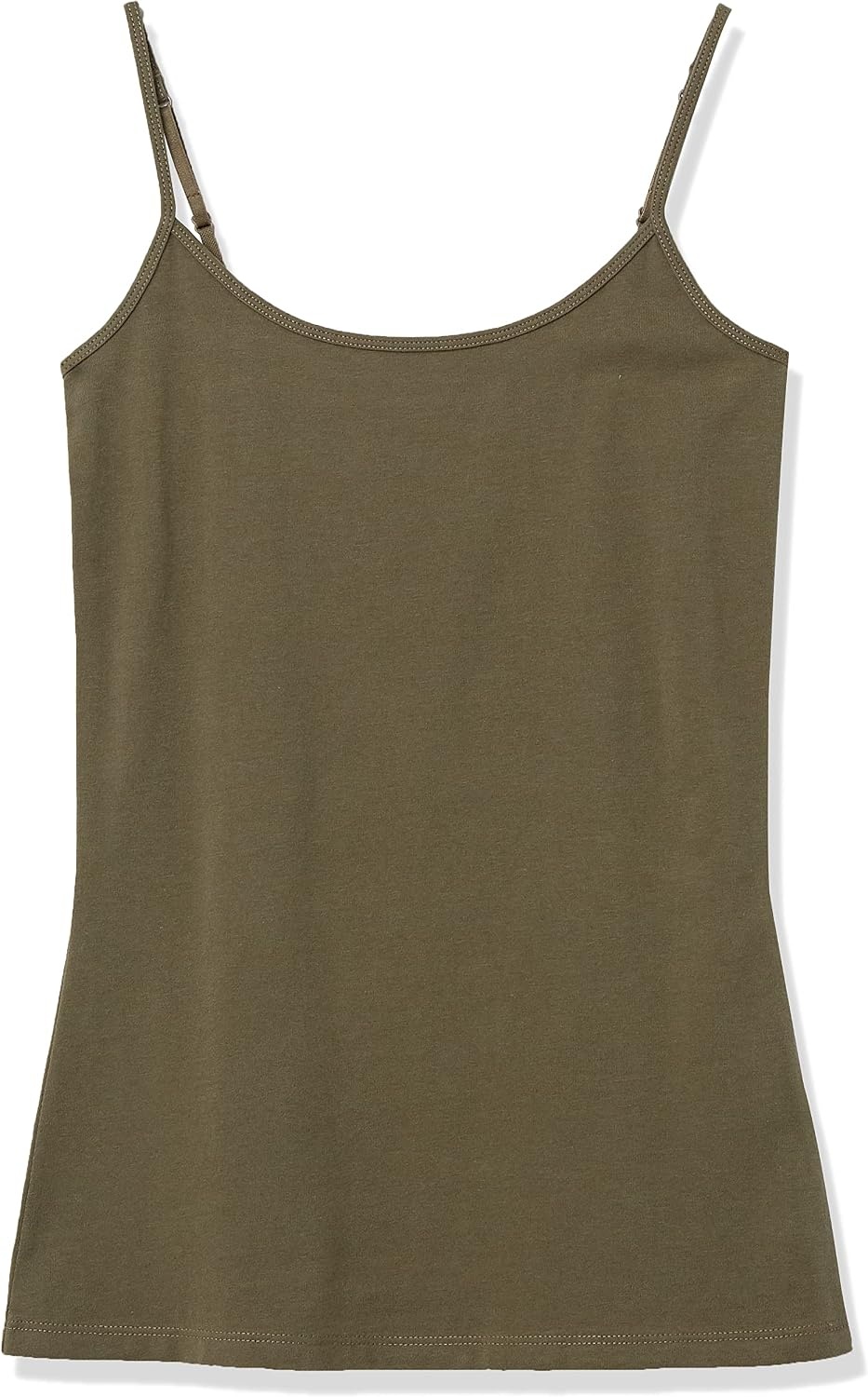 image:imageAmazon Essentials Womens SlimFit Camisole for Layering and Everyday Wear Pack of 44pack Dark Multi