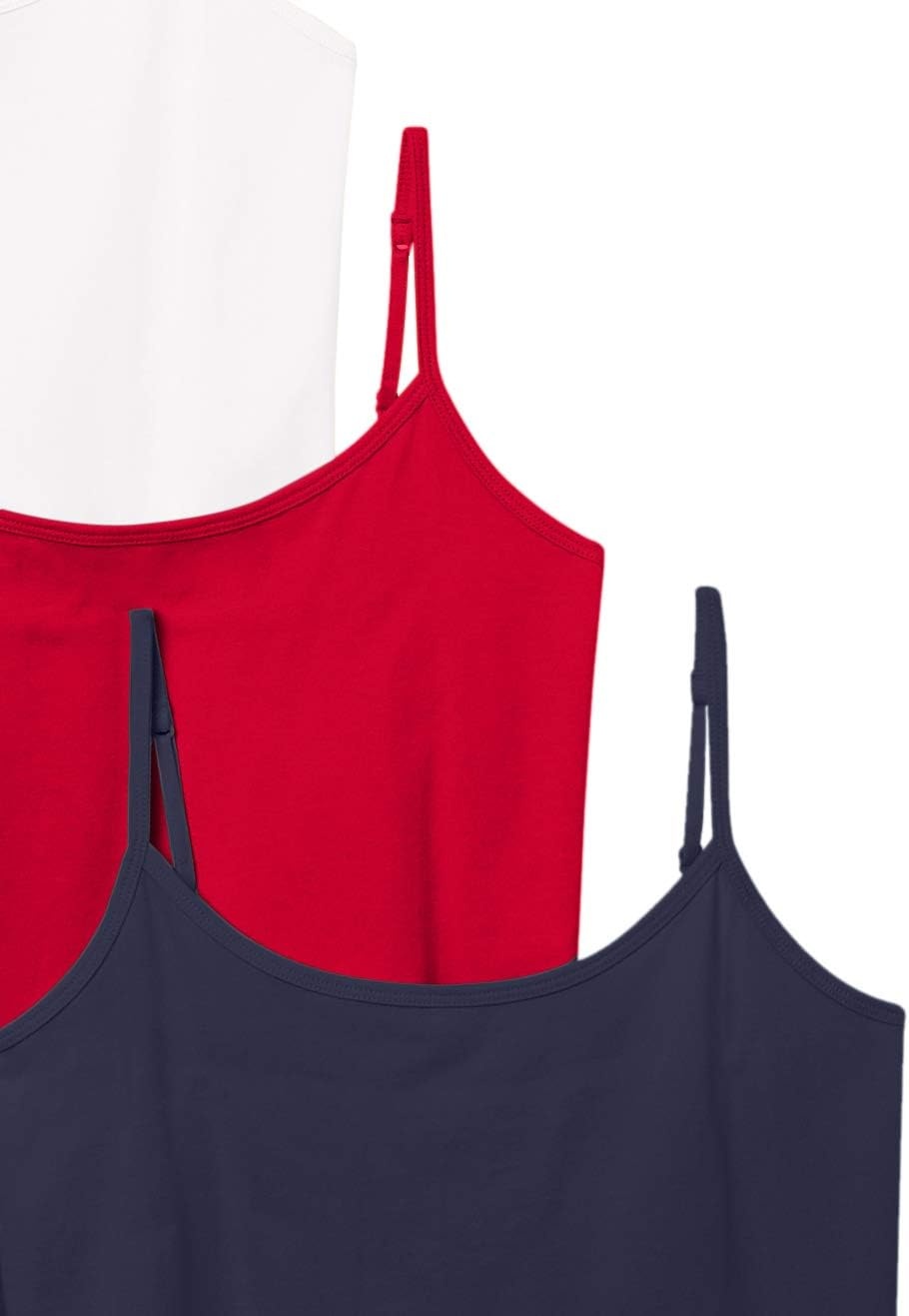 image:imageAmazon Essentials Womens SlimFit Camisole for Layering and Everyday Wear Pack of 4Americana Pack