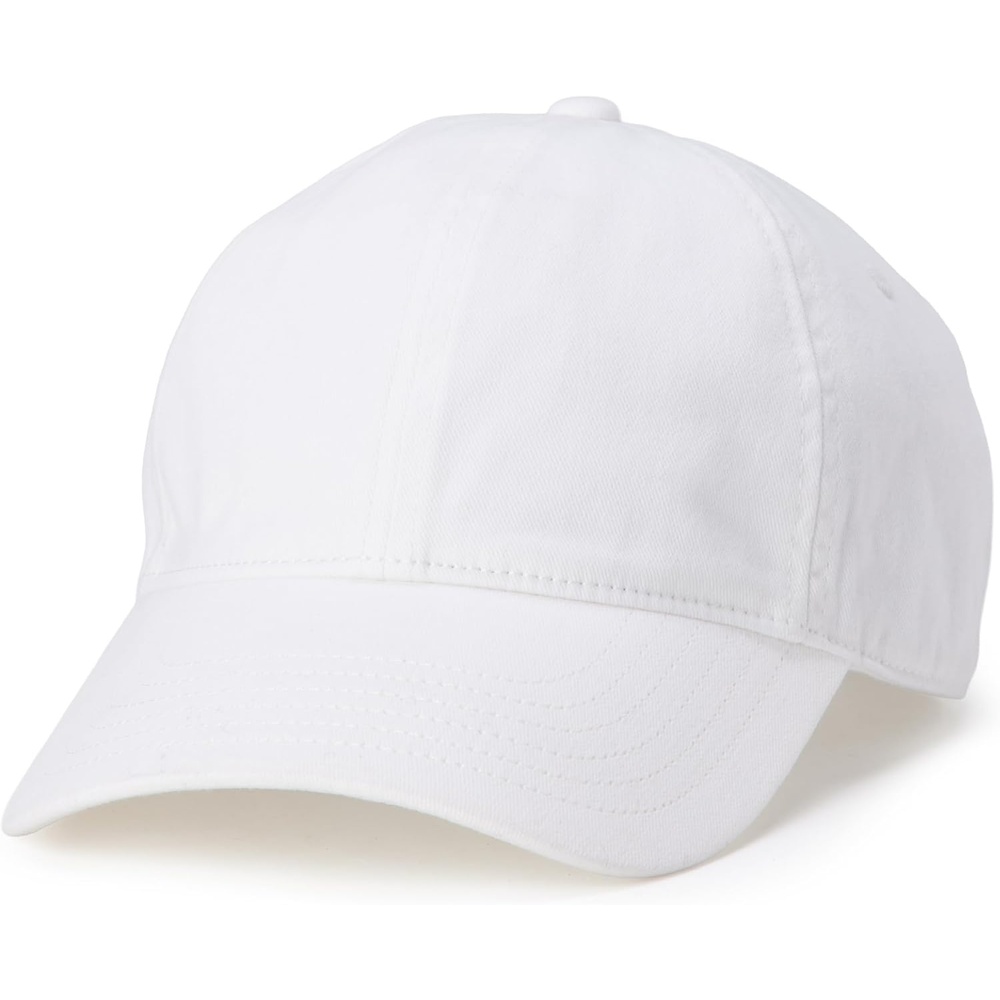 image:imageAmazon Essentials Mens Washed Cotton Baseball CapWhite