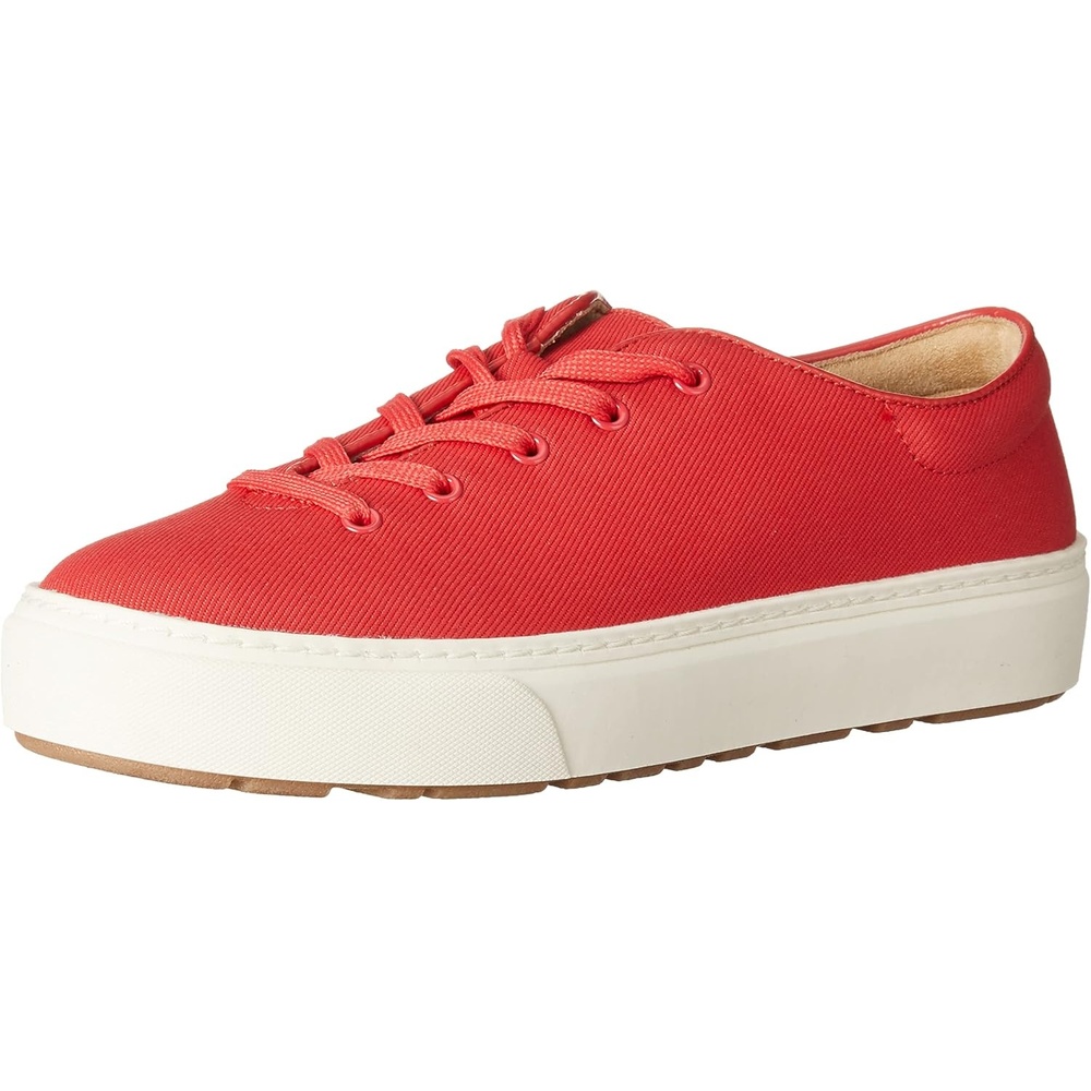 image:imageAmazon Essentials Womens Casual Lace Up Platform SneakersRed