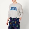 Amazon Essentials Men’s 100% Cotton Flannel Pant and Long-Sleeve T-Shirt Pajama Set(Batman Logo – Mens)