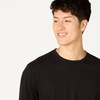 Amazon Essentials Men’s 100% Cotton Flannel Pant and Long-Sleeve T-Shirt Pajama Set(Black and Classic Buffalo Check)