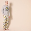 Amazon Essentials Men’s 100% Cotton Flannel Pant and Long-Sleeve T-Shirt Pajama Set(Harry Potter Hedwig – Mens)