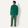 Amazon Essentials Men’s 100% Cotton Flannel Pant and Long-Sleeve T-Shirt Pajama Set(Hogwarts Letters)
