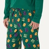 Amazon Essentials Men’s 100% Cotton Flannel Pant and Long-Sleeve T-Shirt Pajama Set(Hogwarts Letters)