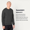 Amazon Essentials Men’s Crewneck Fleece Sweatshirt(Charcoal Heather)