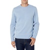 Amazon Essentials Men’s Crewneck Fleece Sweatshirt(Light Blue Heather)