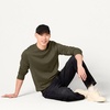 Amazon Essentials Men’s Crewneck Fleece Sweatshirt(Olive Heather)