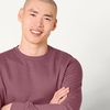 Amazon Essentials Men’s Crewneck Fleece Sweatshirt(Purple)