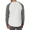 Amazon Essentials Men’s Long Sleeve Henley Shirt for Men, Regular-Fit, Cotton, Available in Big & Tall(Light Heather Grey/Charcoal Heather)