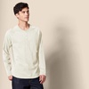 Amazon Essentials Men’s Long Sleeve Henley Shirt for Men, Regular-Fit, Cotton, Available in Big & Tall(Oatmeal Heather)