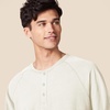 Amazon Essentials Men’s Long Sleeve Henley Shirt for Men, Regular-Fit, Cotton, Available in Big & Tall(Oatmeal Heather)