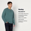 Amazon Essentials Men’s Long Sleeve Henley Shirt for Men, Regular-Fit, Cotton, Available in Big & Tall(Slate Green)