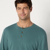 Amazon Essentials Men’s Long Sleeve Henley Shirt for Men, Regular-Fit, Cotton, Available in Big & Tall(Slate Green)