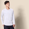 Amazon Essentials Men’s Long Sleeve Henley Shirt for Men, Regular-Fit, Cotton, Available in Big & Tall(White)