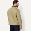 Amazon Essentials Men’s Relaxed-Fit Rigid Denim Zip Up Jacket(Mushroom Brown)