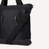 Amazon Essentials Unisex Adults’ Convertible Nylon Backpack Tote with Adjustable Straps for Men and Women(Black)