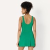 Amazon Essentials Women’s Active FormFlex Buttery Soft Light Support Crop Tank with Bra, Removable Cups(Emerald Green)