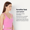 Amazon Essentials Women’s Active FormFlex Buttery Soft Light Support Crop Tank with Bra, Removable Cups(Flamingo Pink)