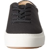 Amazon Essentials Womens Casual Lace Up Platform Sneakers(Black)