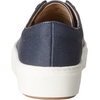 Amazon Essentials Womens Casual Lace Up Platform Sneakers(Navy)