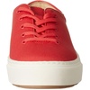 Amazon Essentials Womens Casual Lace Up Platform Sneakers(Red)
