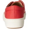 Amazon Essentials Womens Casual Lace Up Platform Sneakers(Red)