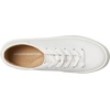 Amazon Essentials Womens Casual Lace Up Platform Sneakers(White)