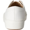 Amazon Essentials Womens Casual Lace Up Platform Sneakers(White)