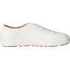 Amazon Essentials Womens Casual Lace Up Platform Sneakers(White)